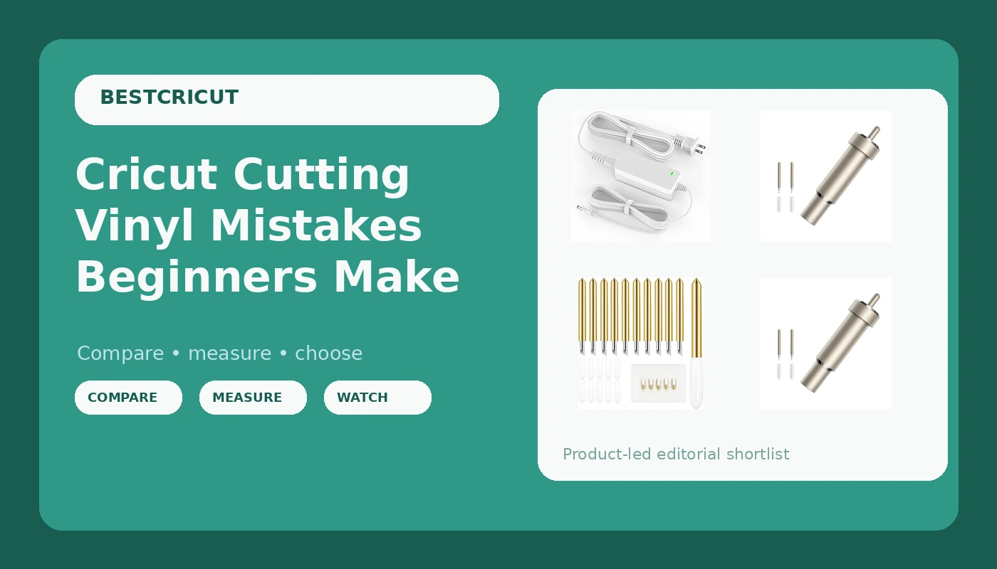 Cricut Cutting Vinyl Mistakes Beginners Make - BestCricut review with measurements and honest opinion