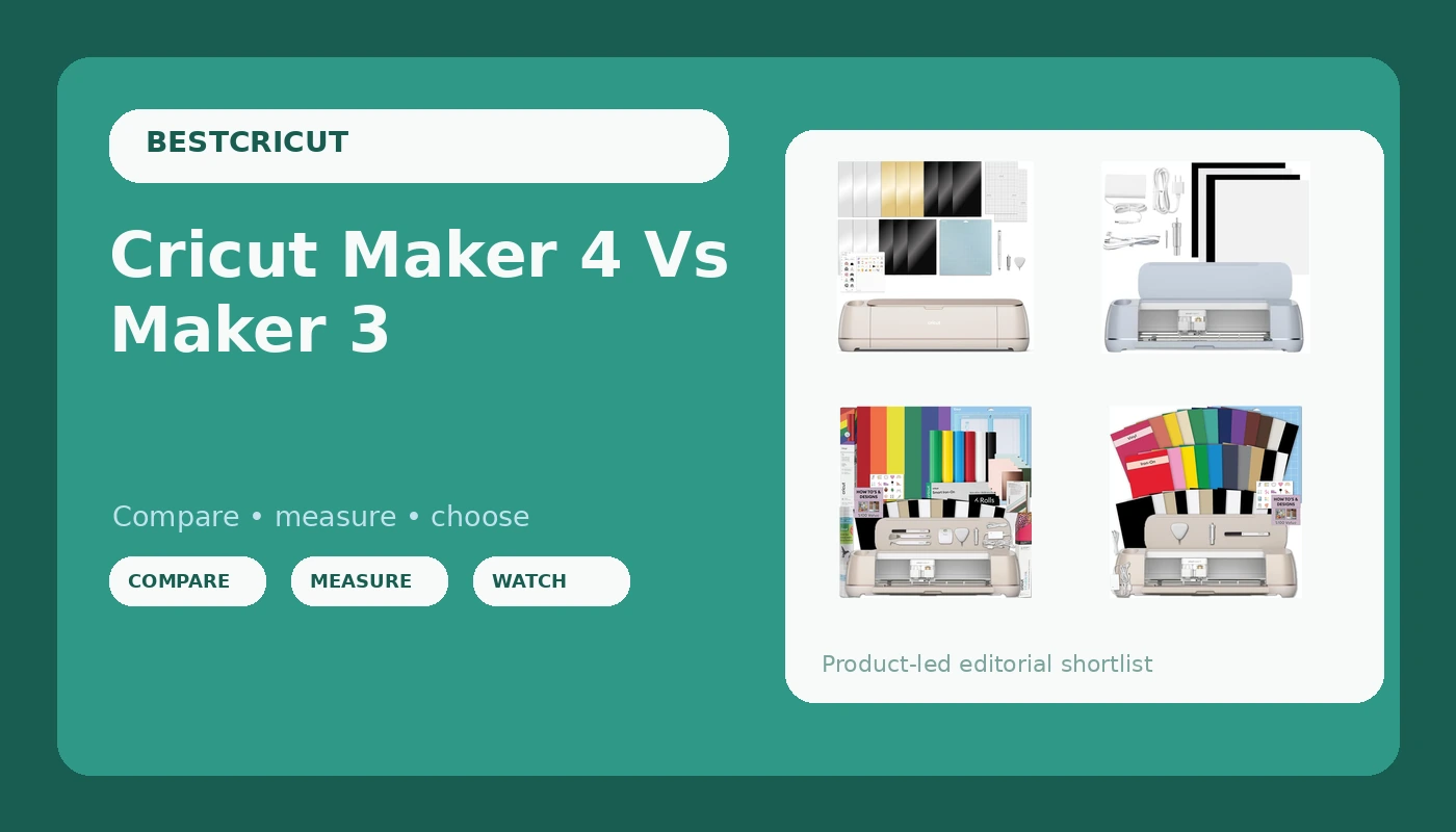Cricut Maker 4 Vs Maker 3 - BestCricut review with measurements and honest opinion