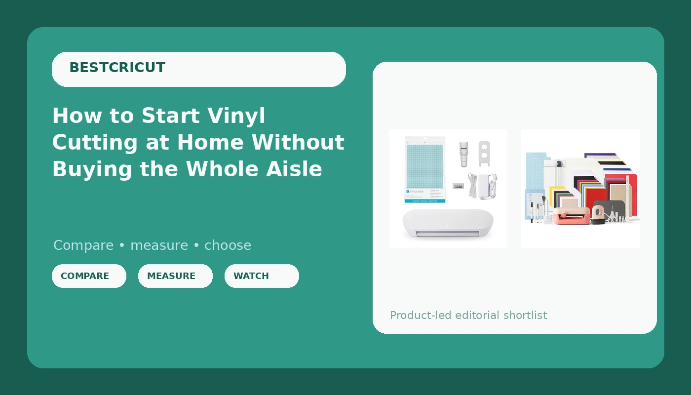 How to Start Vinyl Cutting at Home Without Buying the Whole Aisle