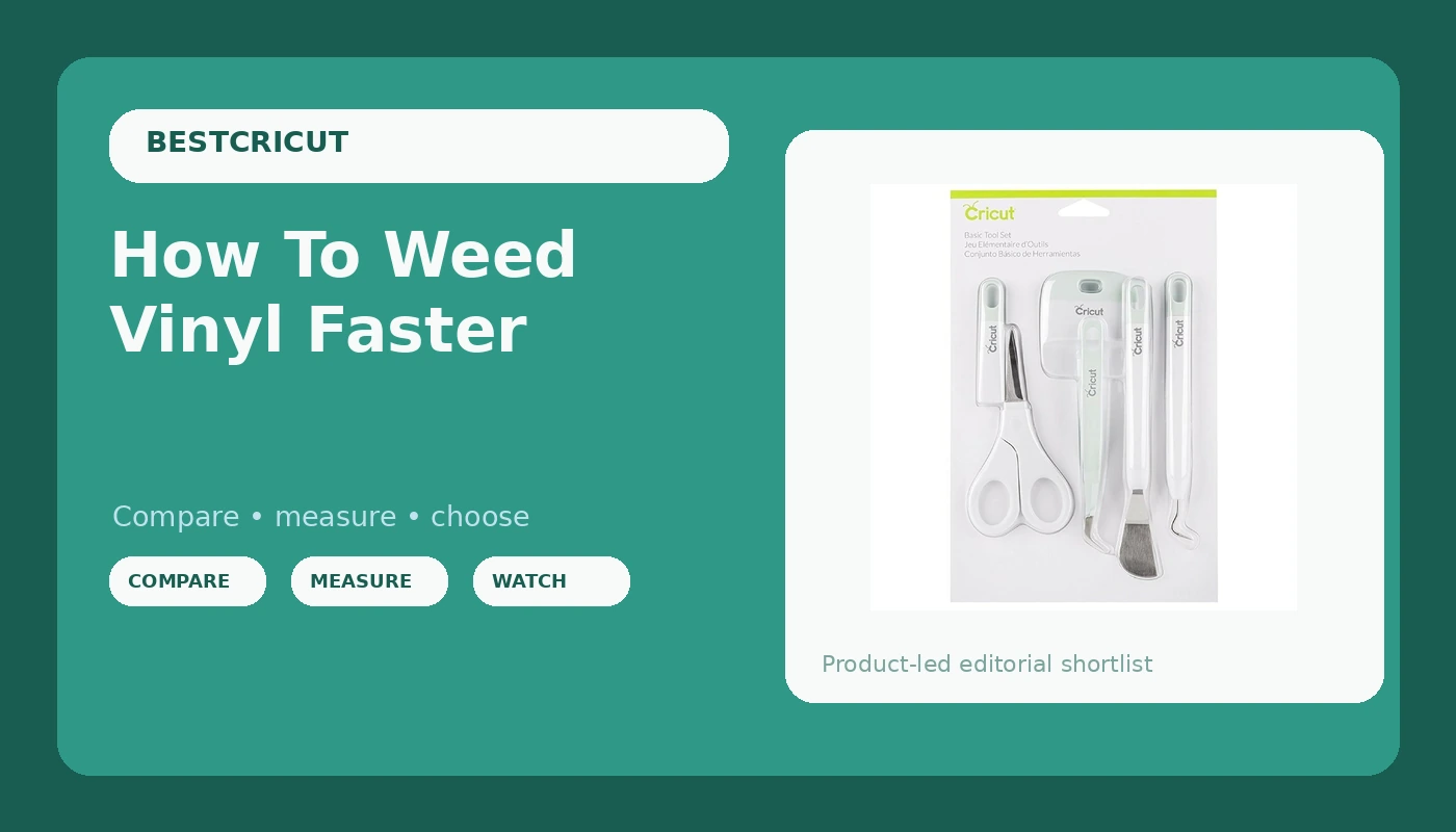 How To Weed Vinyl Faster - BestCricut review with measurements and honest opinion