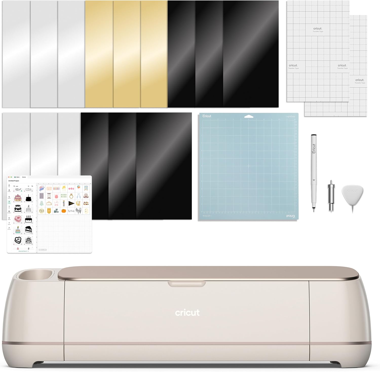 Extension Tray for Cricut Maker4/Maker3/Maker, White