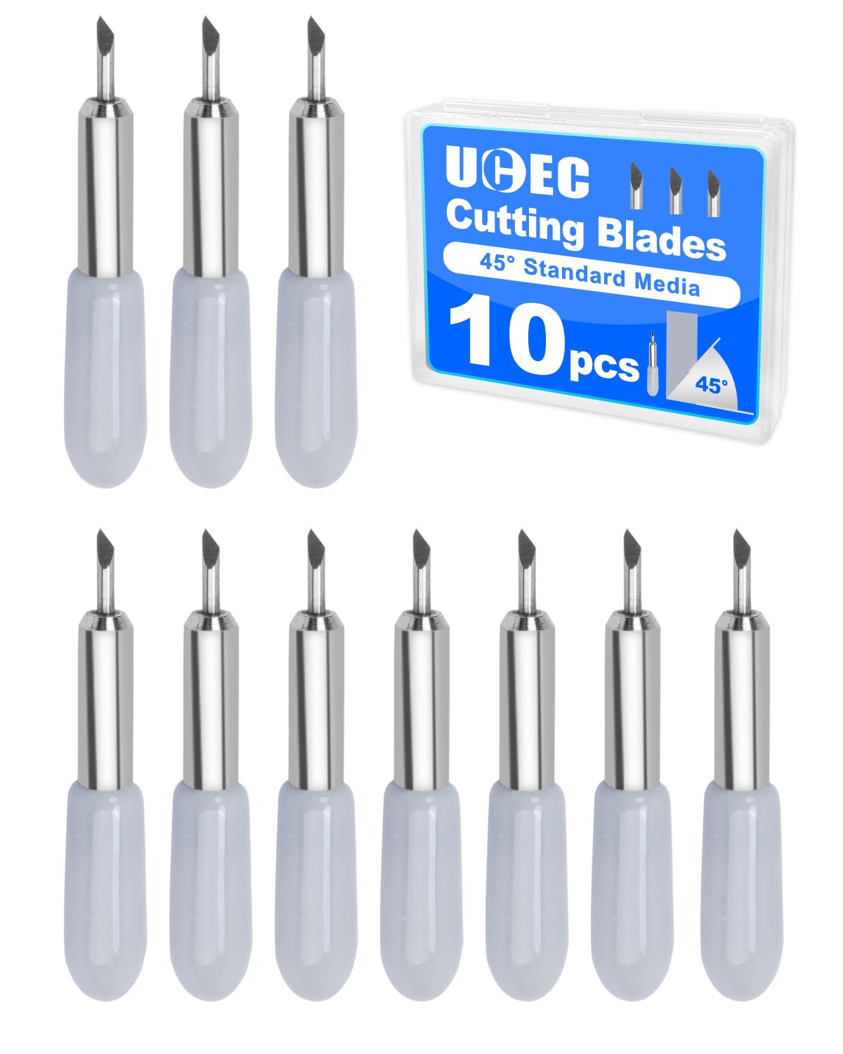 UCEC 10 PCS Cutter Blades Compatible with Cricut Joy/Joy 2/Joy Xtra for DIY