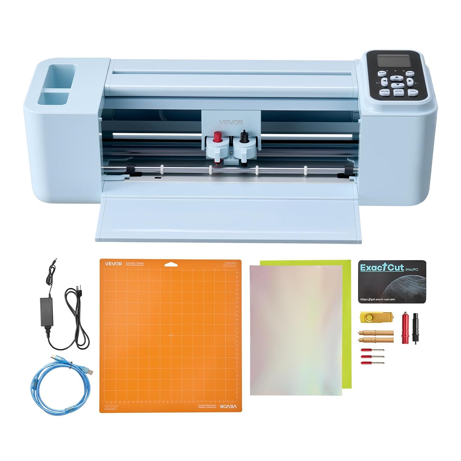VEVOR 12 inch Vinyl Cutting Machine with button and screen controls
